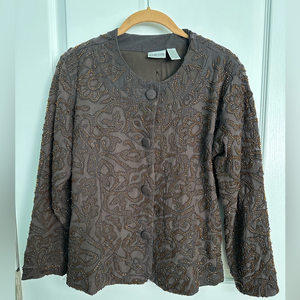 Chico size 1 beaded jacket